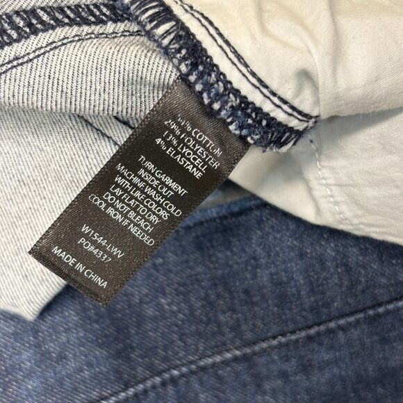 Betabrand Women Pull On Bootcut Jeans Size XL X-Large Blue Denim D048 -29 - Picture 11 of 16